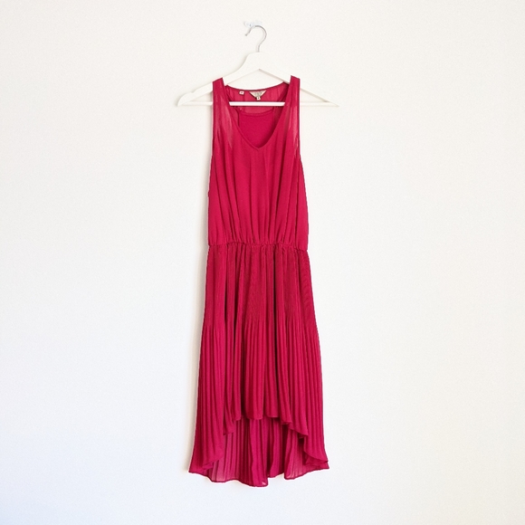GUESS Kaleidos Sleeveless Pleated Dress M - Picture 2 of 7